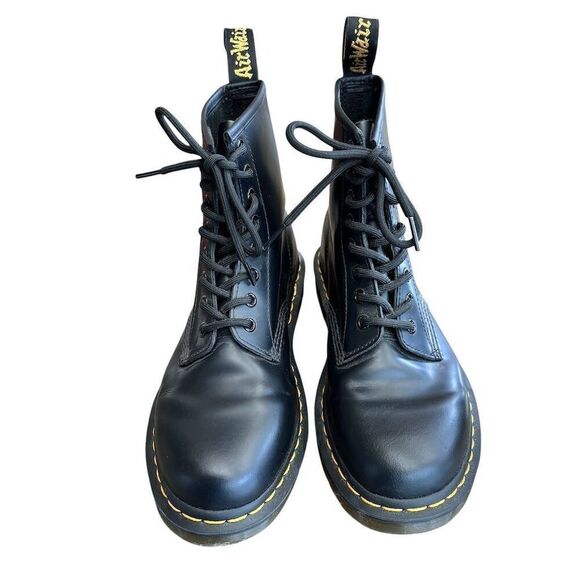 Dr. Martens 1460 Men\'s Black‎ Leather Combat Boots Size 7 main image 4